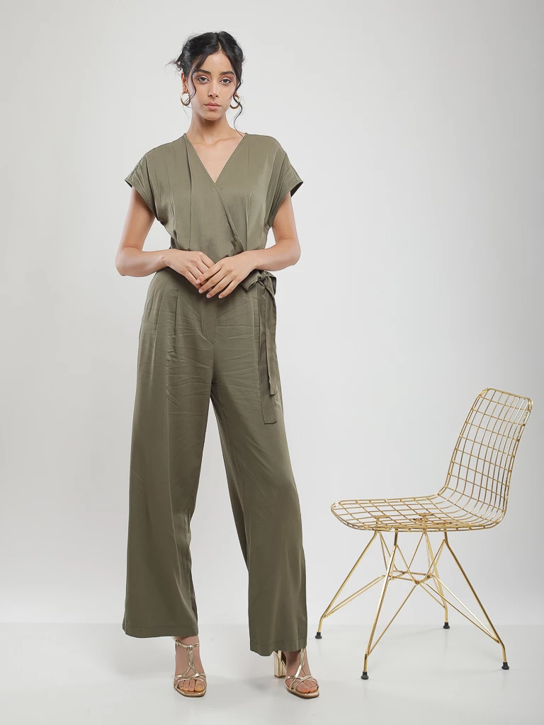 Combinaison cache-cœur ceinture