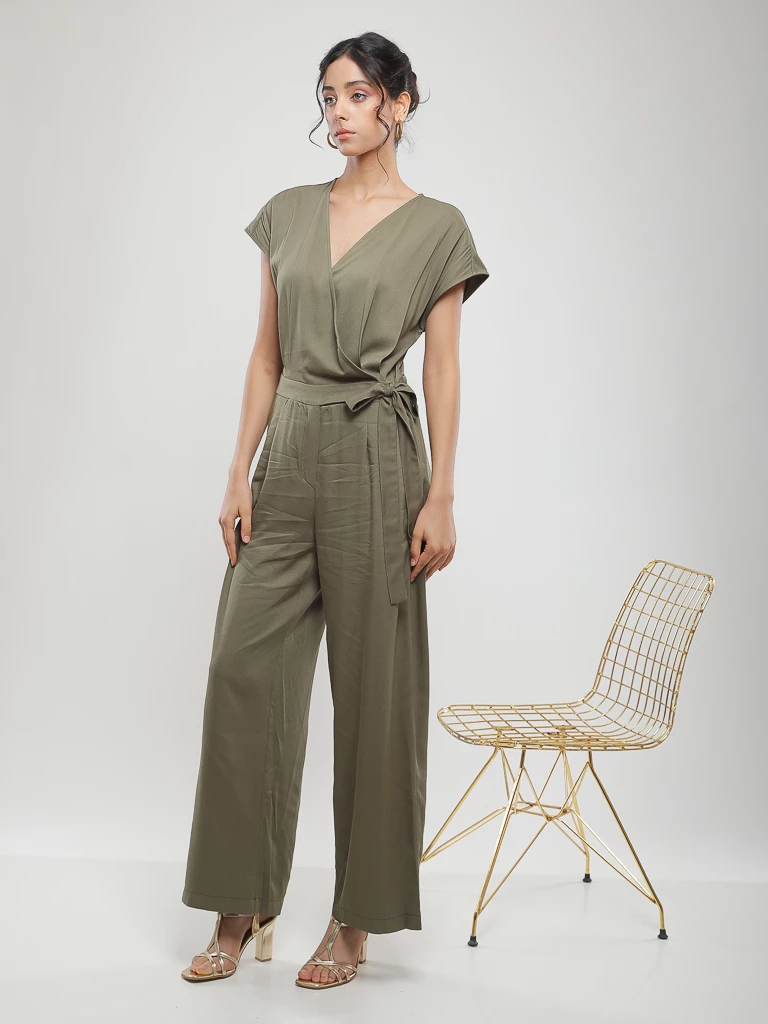 Combinaison cache-cœur ceinture