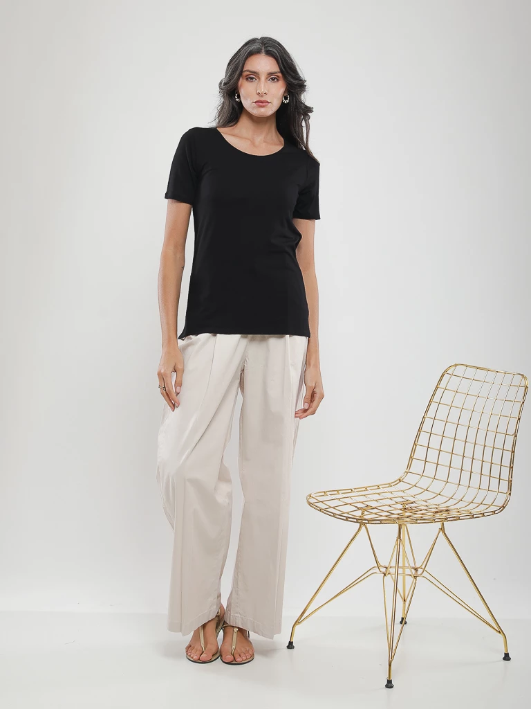 T-shirt à manches courtes en viscose