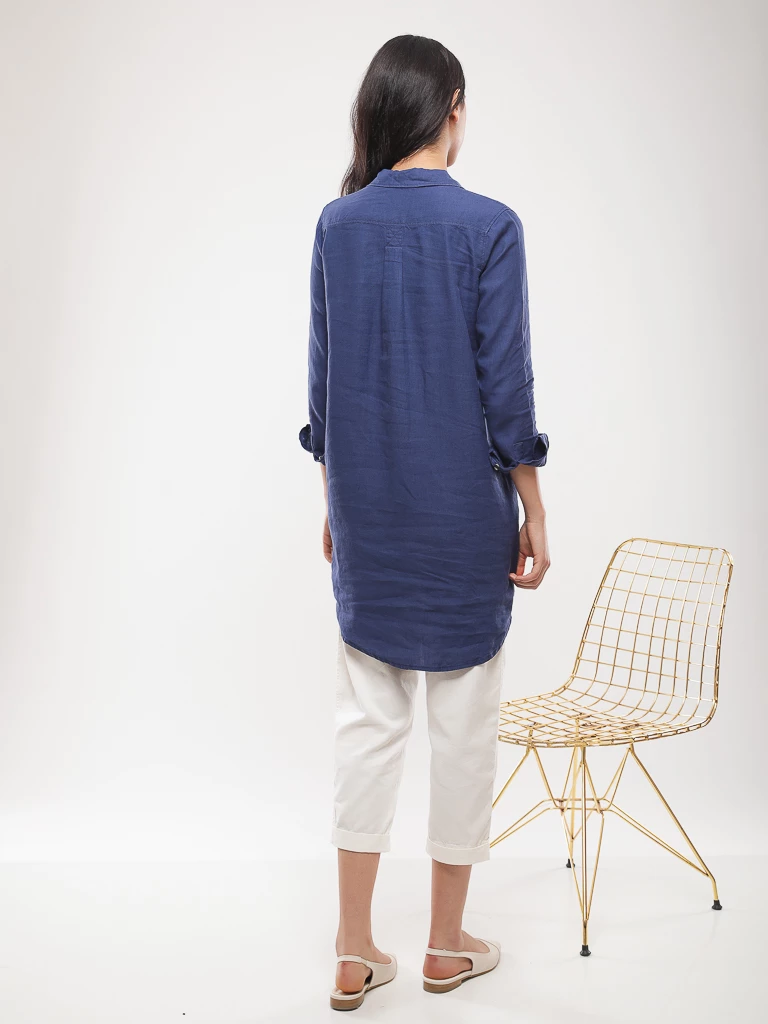 Chemise oversize manches longues