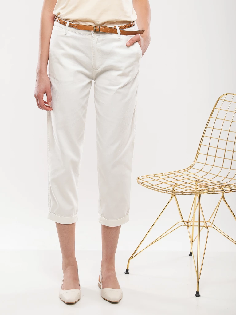 Pantalon chino 7/8ème