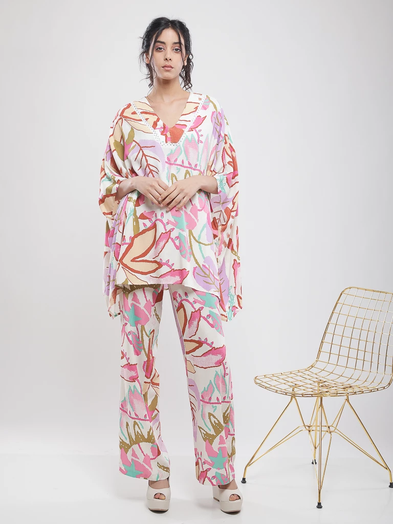 Blouse imprimé tropical