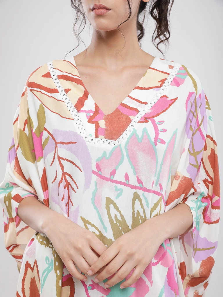 Blouse imprimé tropical