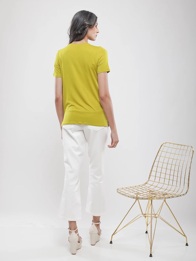 T-shirt à manches courtes en viscose