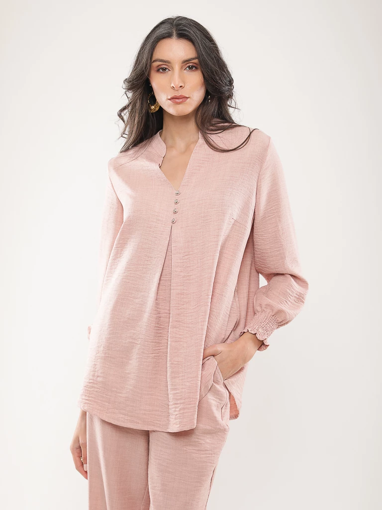 Blouse fluide manches longues