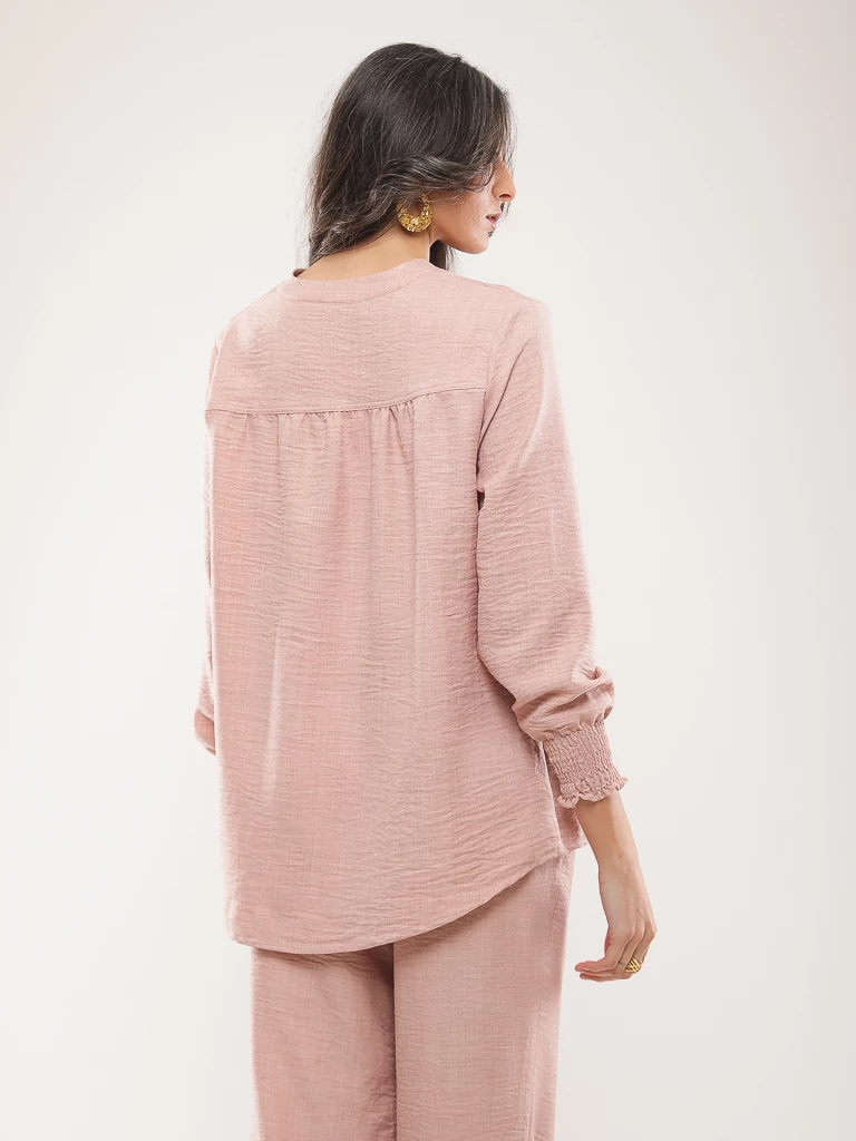 Blouse fluide manches longues