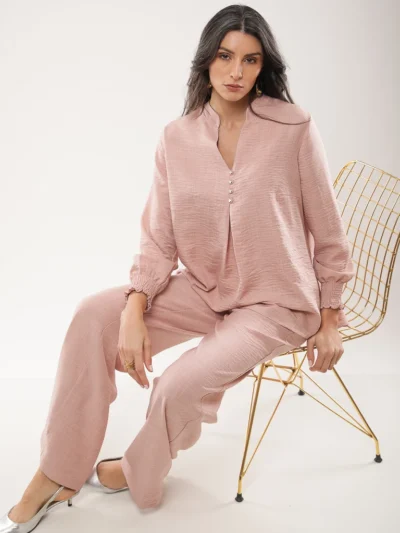 Blouse fluide manches longues