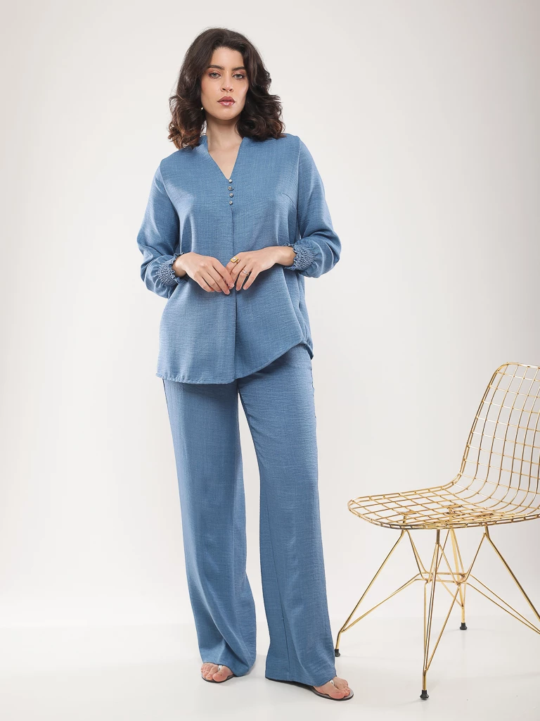 Blouse fluide manches longues