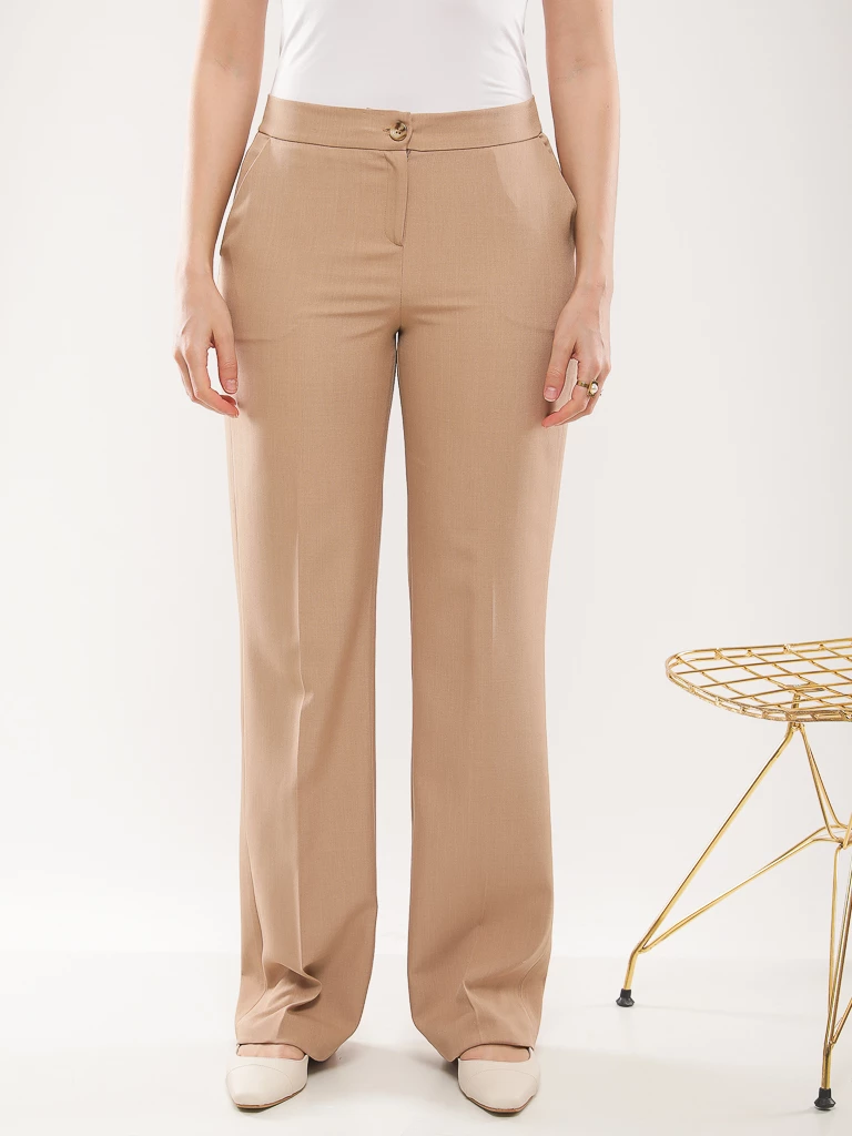 Pantalon de Tailleur Droit