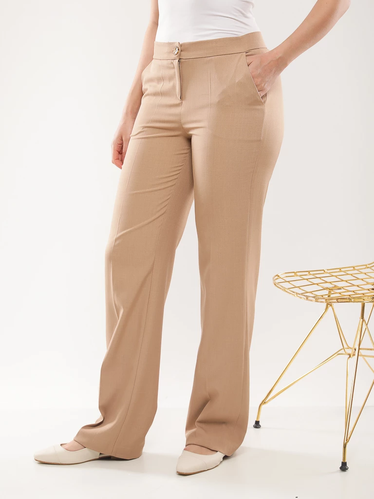 Pantalon de Tailleur Droit