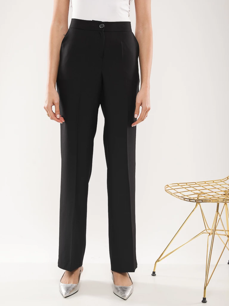 Pantalon de Tailleur Droit