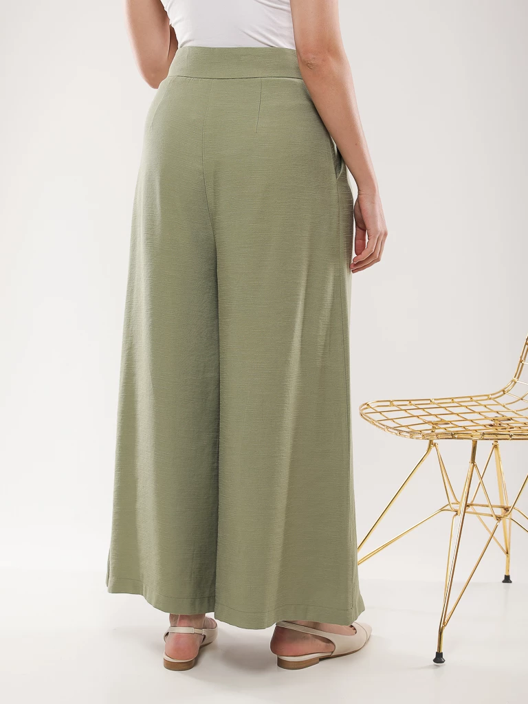 Pantalon Large à Pinces