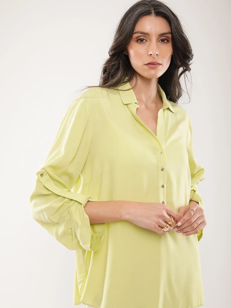 Blouse fluide manches longues