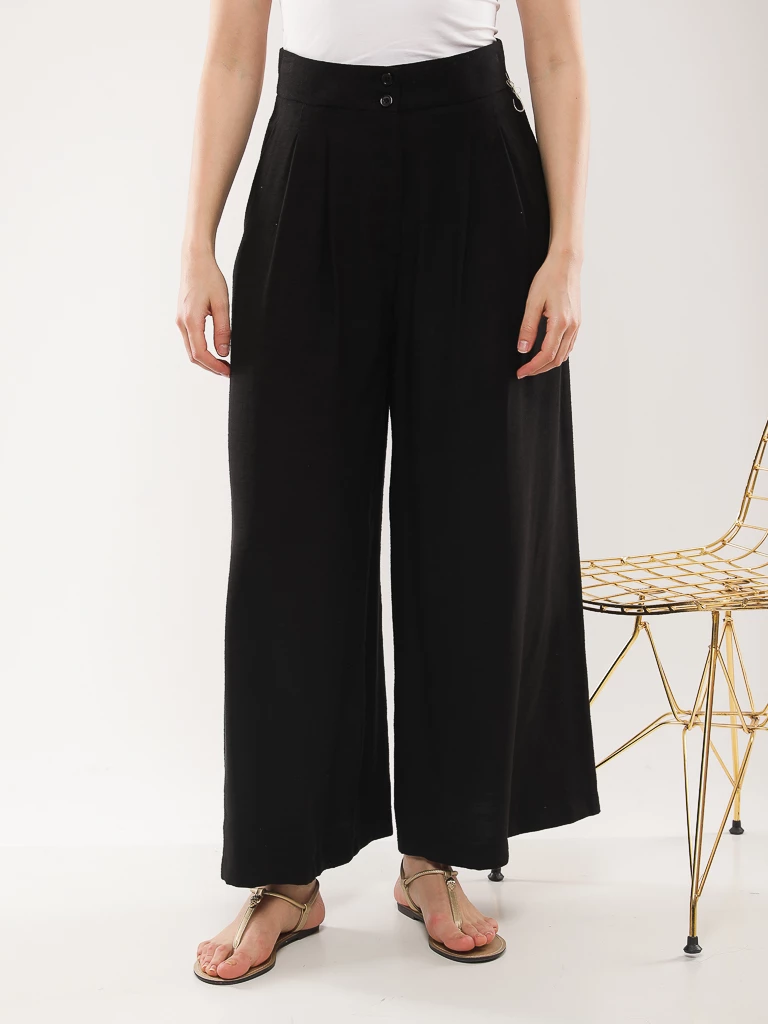 Pantalon Large à Pinces