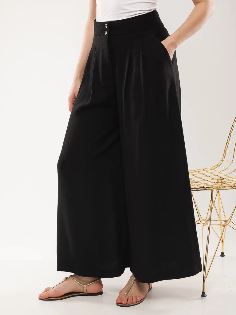 Pantalon Large à Pinces