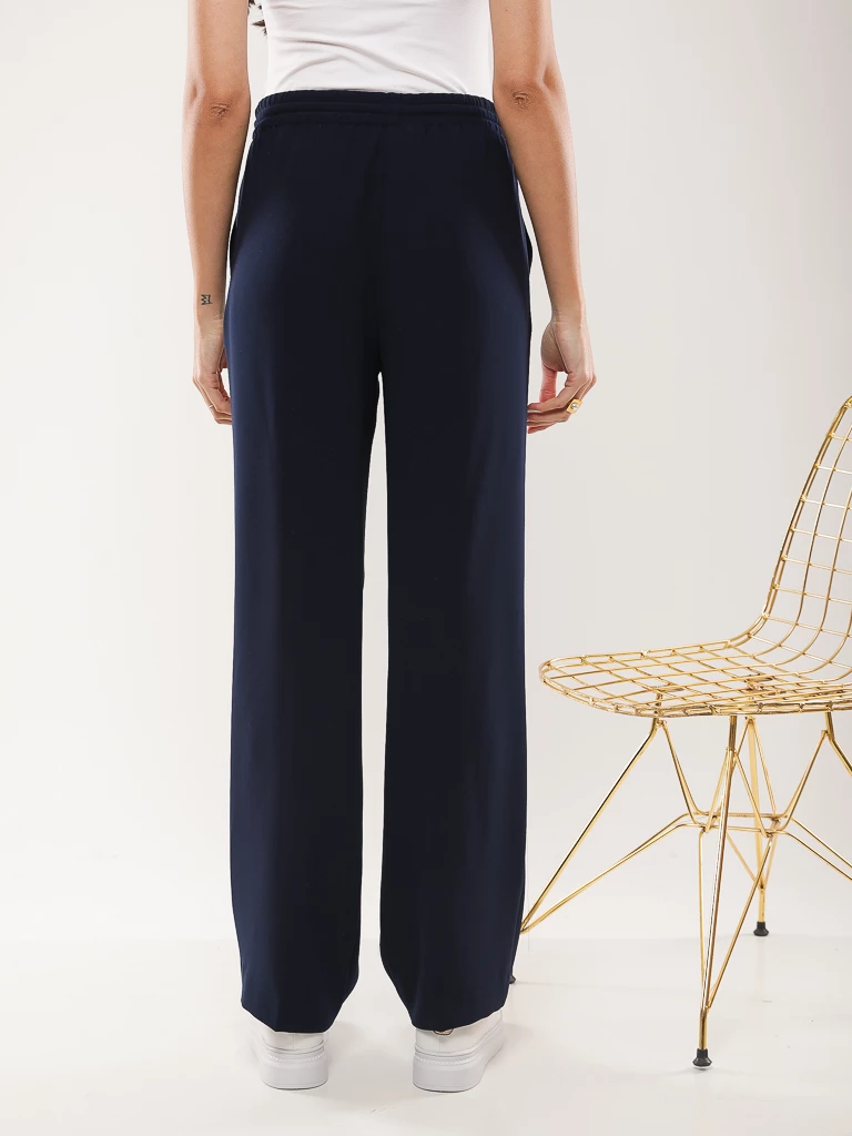 Pantalon large à cordon de serrage