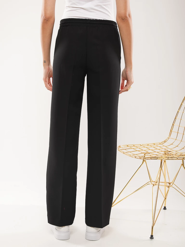 Pantalon large à cordon de serrage