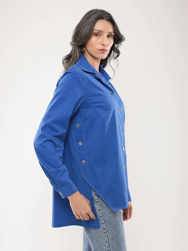 Chemise oversize manches longues