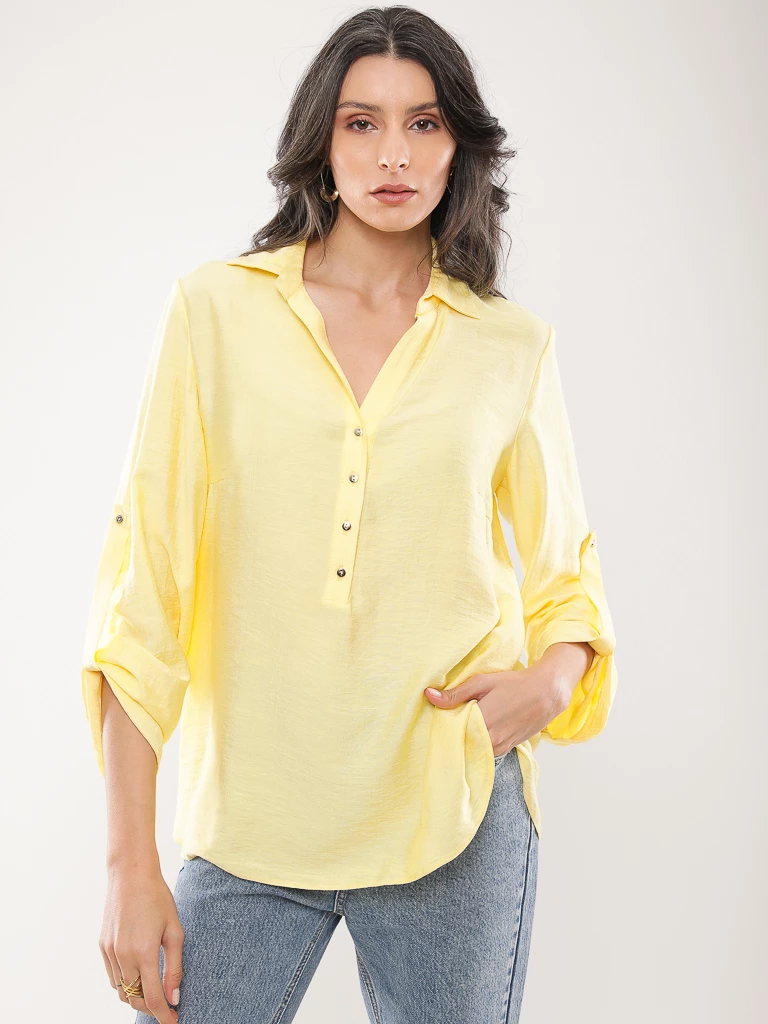 Blouse fluide manches longues