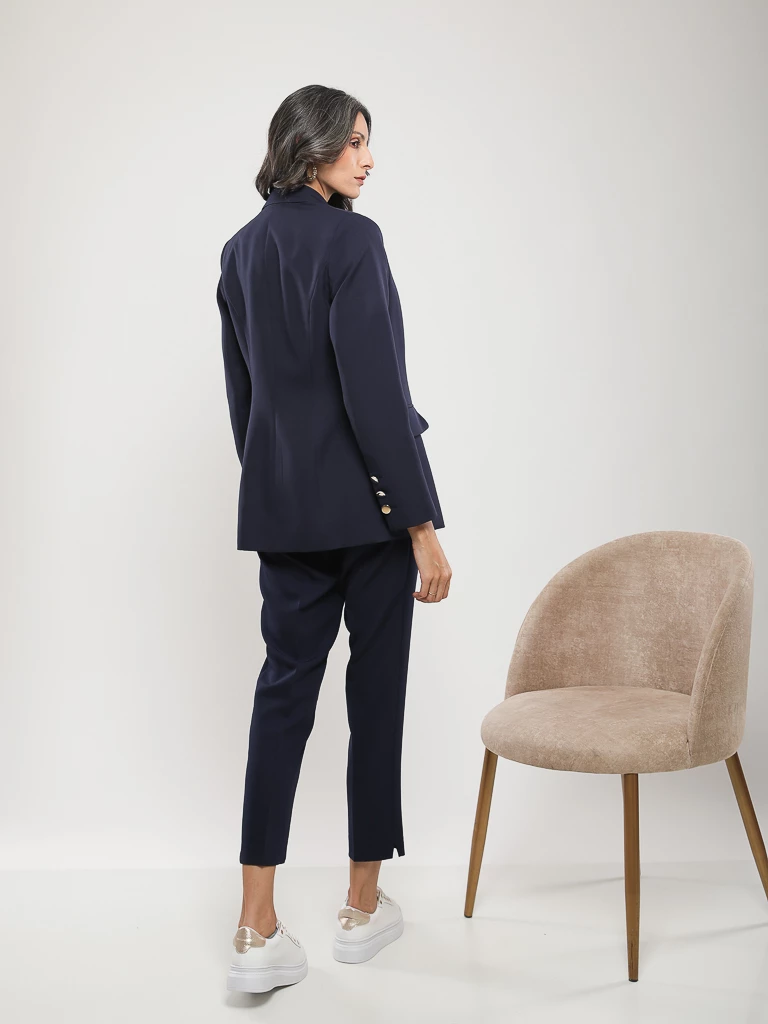 VESTE CROISÉE DOUBLE BOUTONNAGE