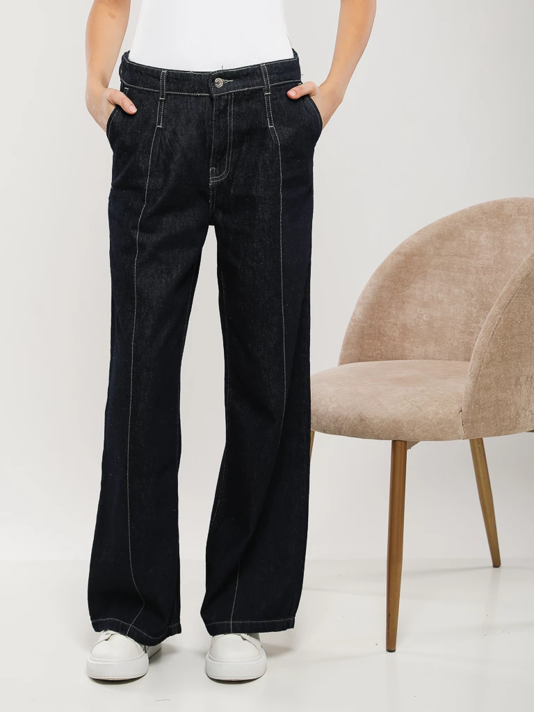 PANTALON JEANS COUPE LARGE