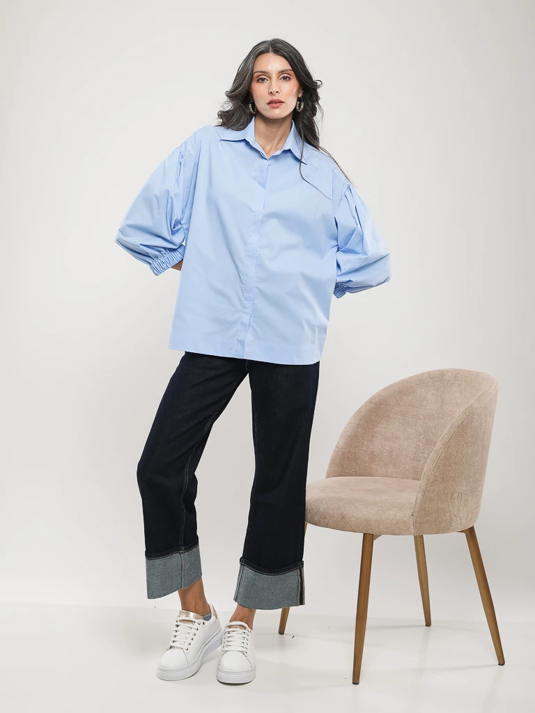 CHEMISE LES EPAULES TOMBEES