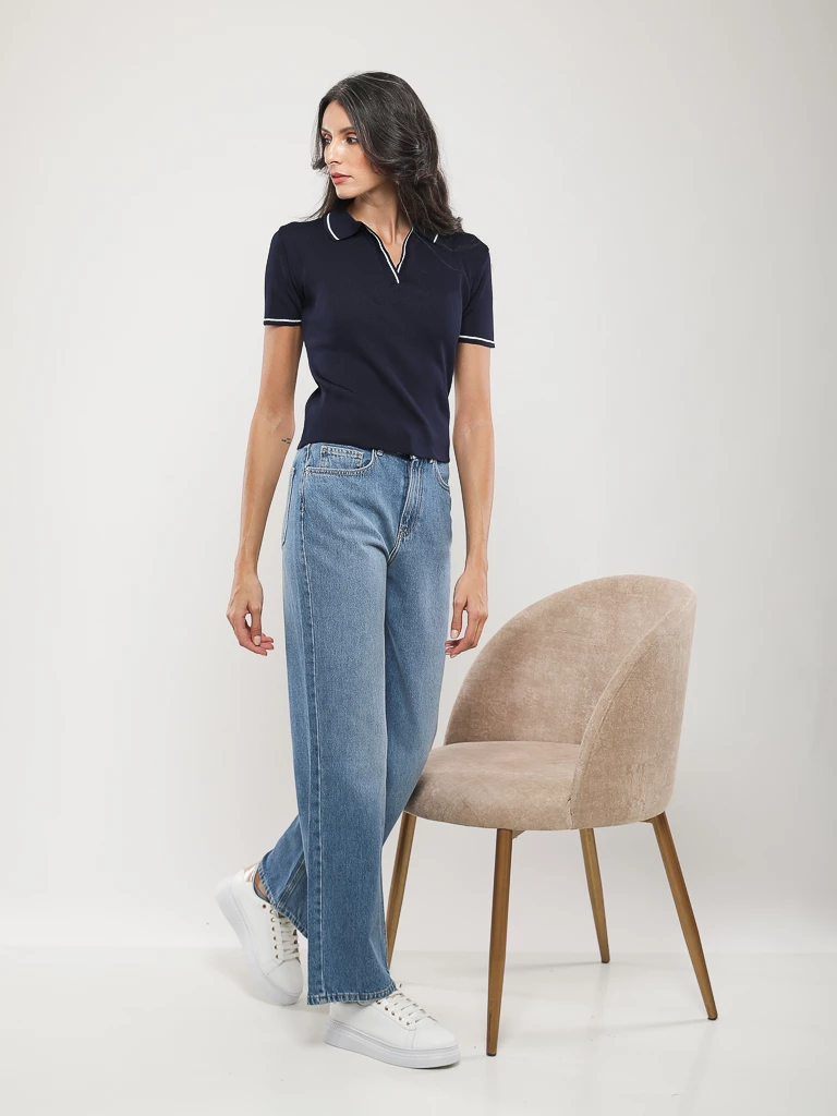 PANTALON JEANS COUPE DROITE