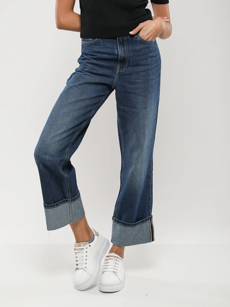 PANTALON JEANS COUPE DROITE