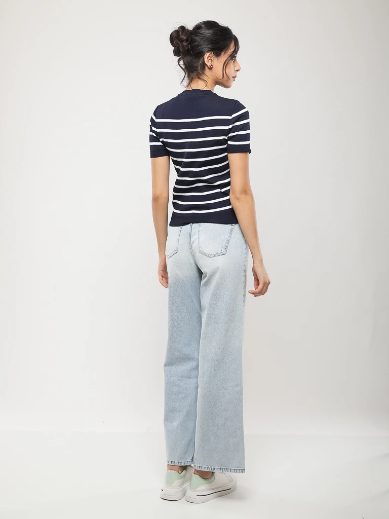 PANTALON JEANS COUPE LARGE