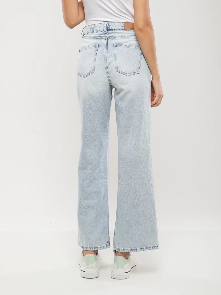 PANTALON JEANS COUPE LARGE