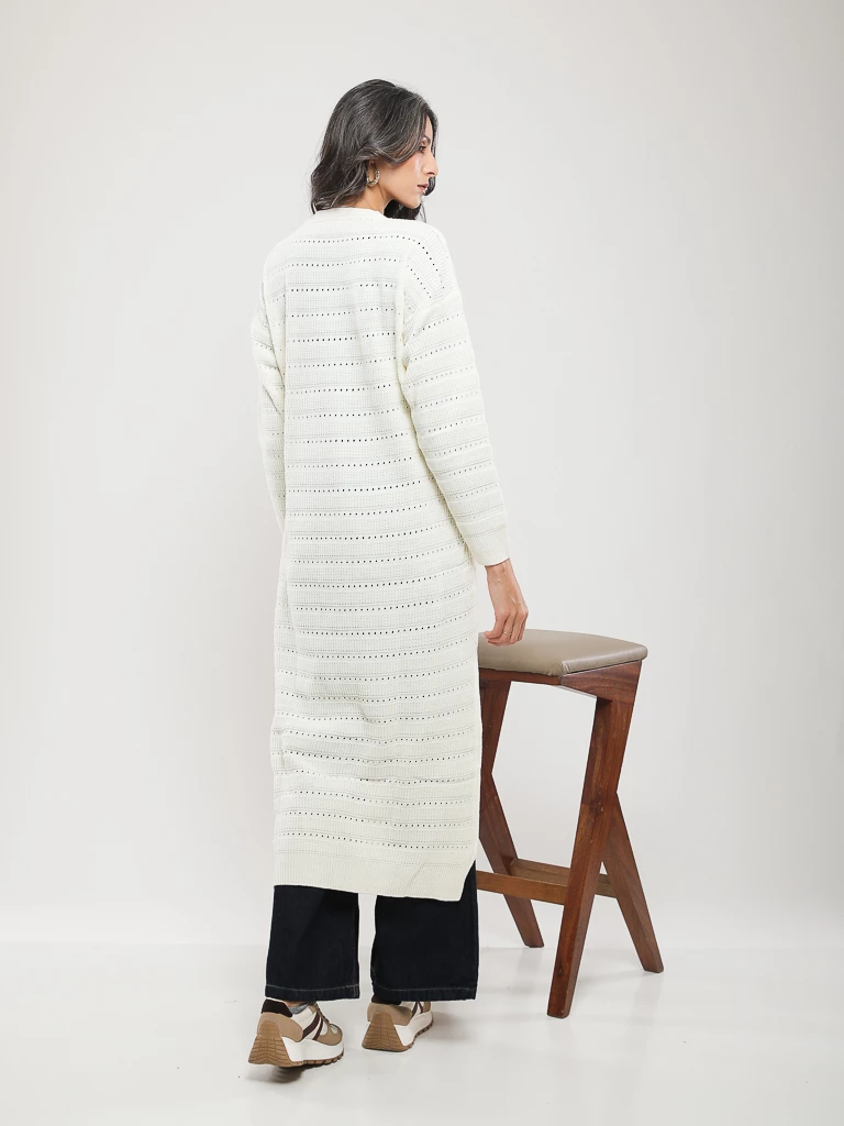 GILET EN MAILLE BORDS CONTRASTANTS