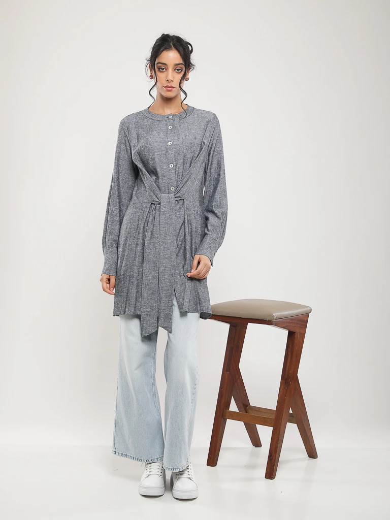 CHEMISE LONGUE CHINE