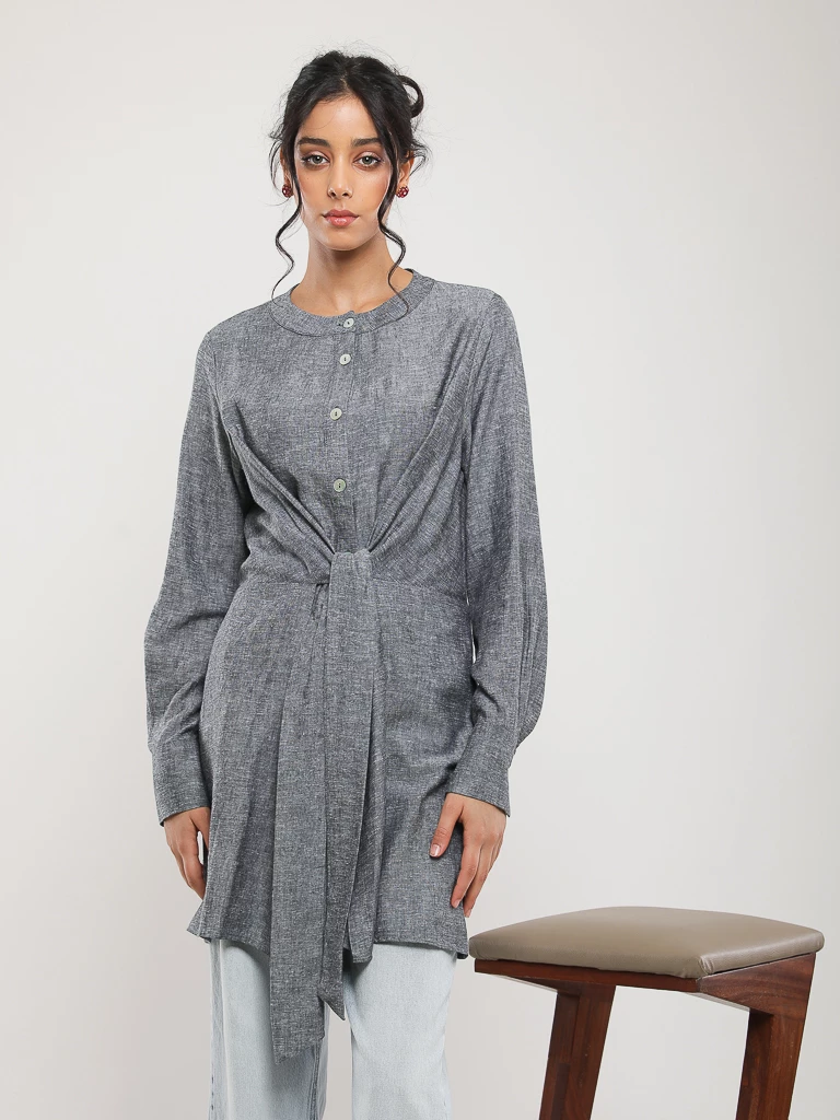 CHEMISE LONGUE CHINE