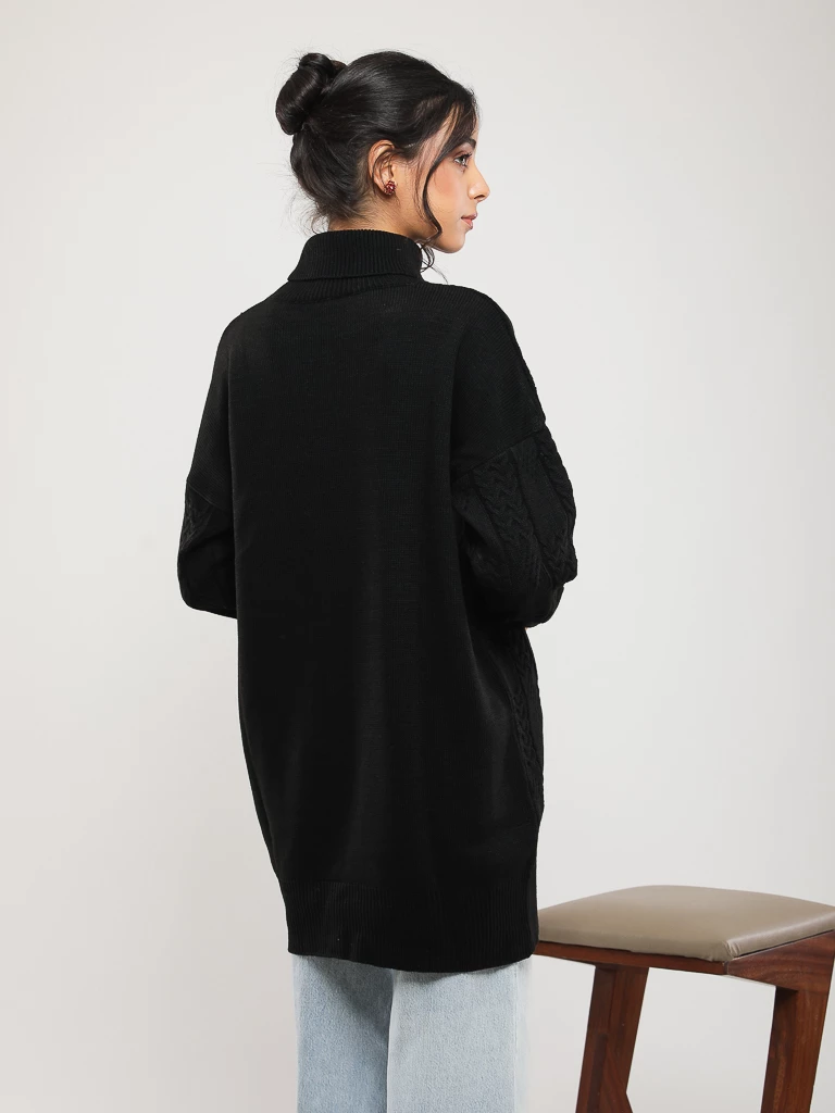 PULL EN MAILLE MANCHES LONGUES