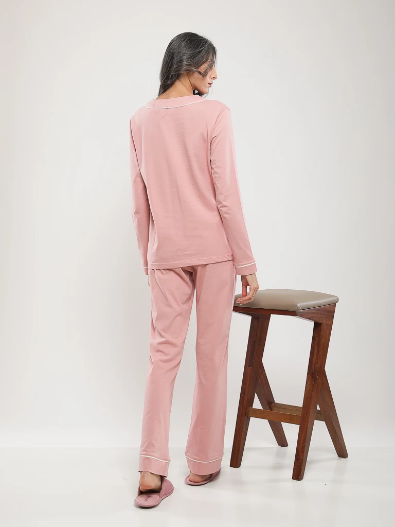 PYJAMA BOUTONNÉ EN COTON