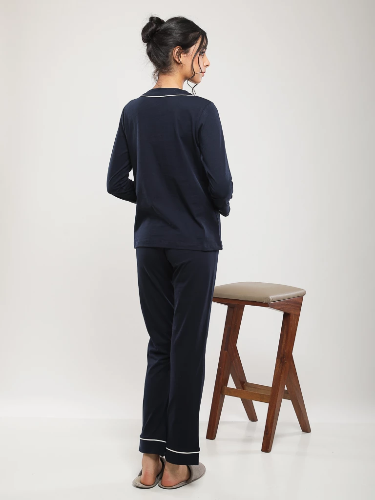 PYJAMA BOUTONNÉ EN COTON