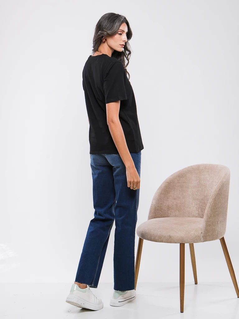 T-SHIRT A POCHE BRODEE DM