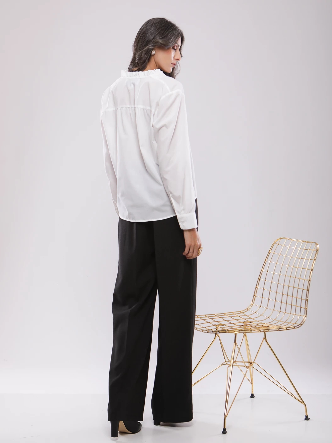 CHEMISE A COL FRONCE