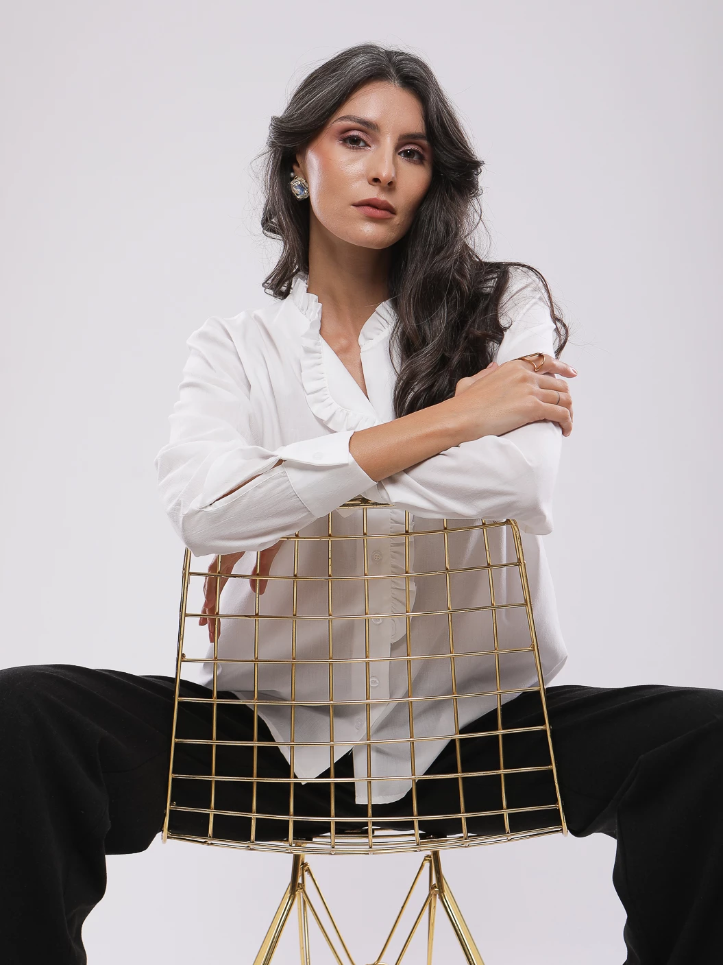 CHEMISE A COL FRONCE