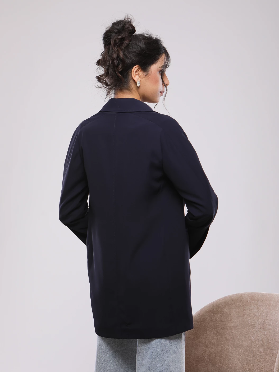 VESTE DROITE A REVERS