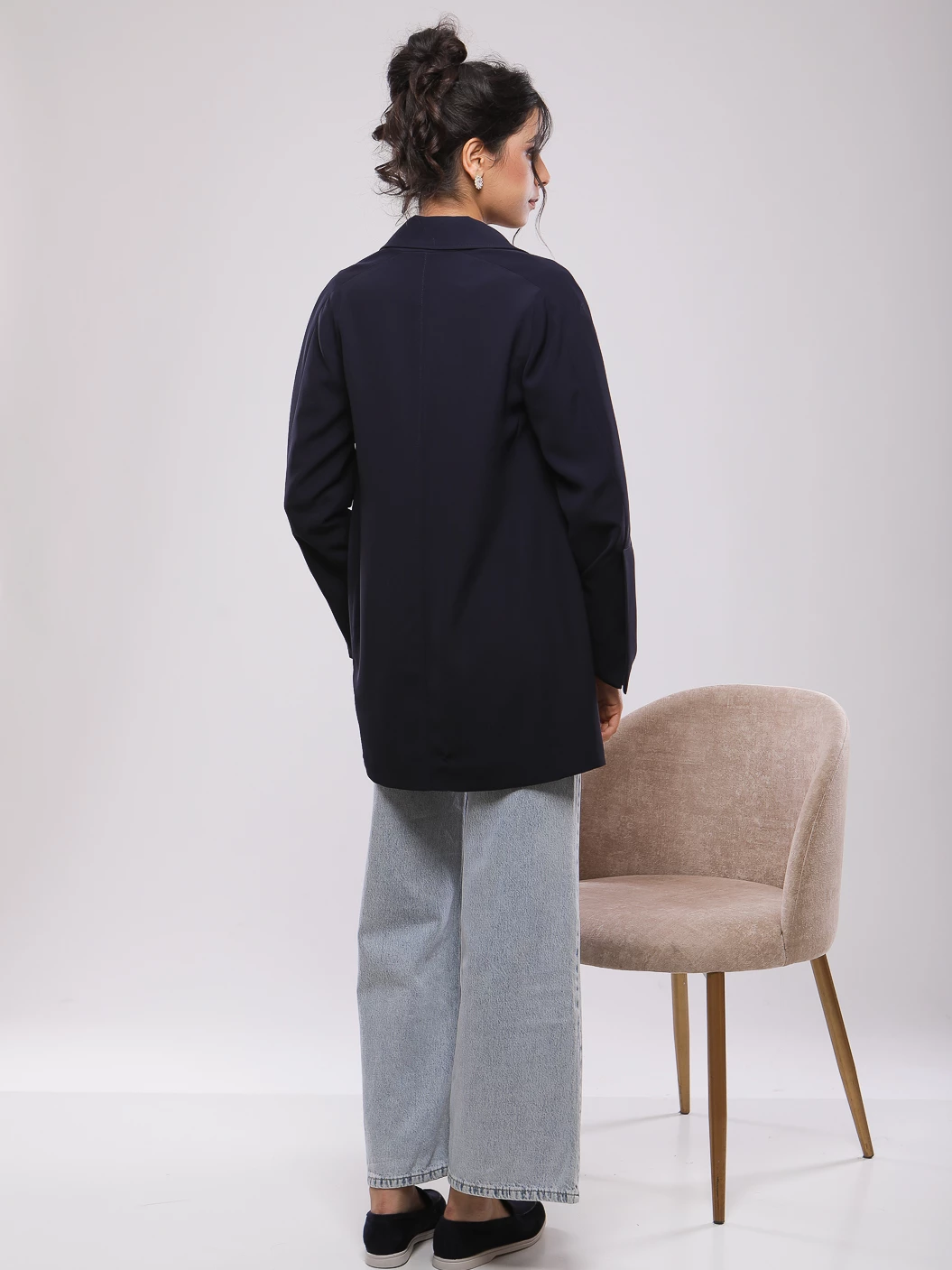 VESTE DROITE A REVERS