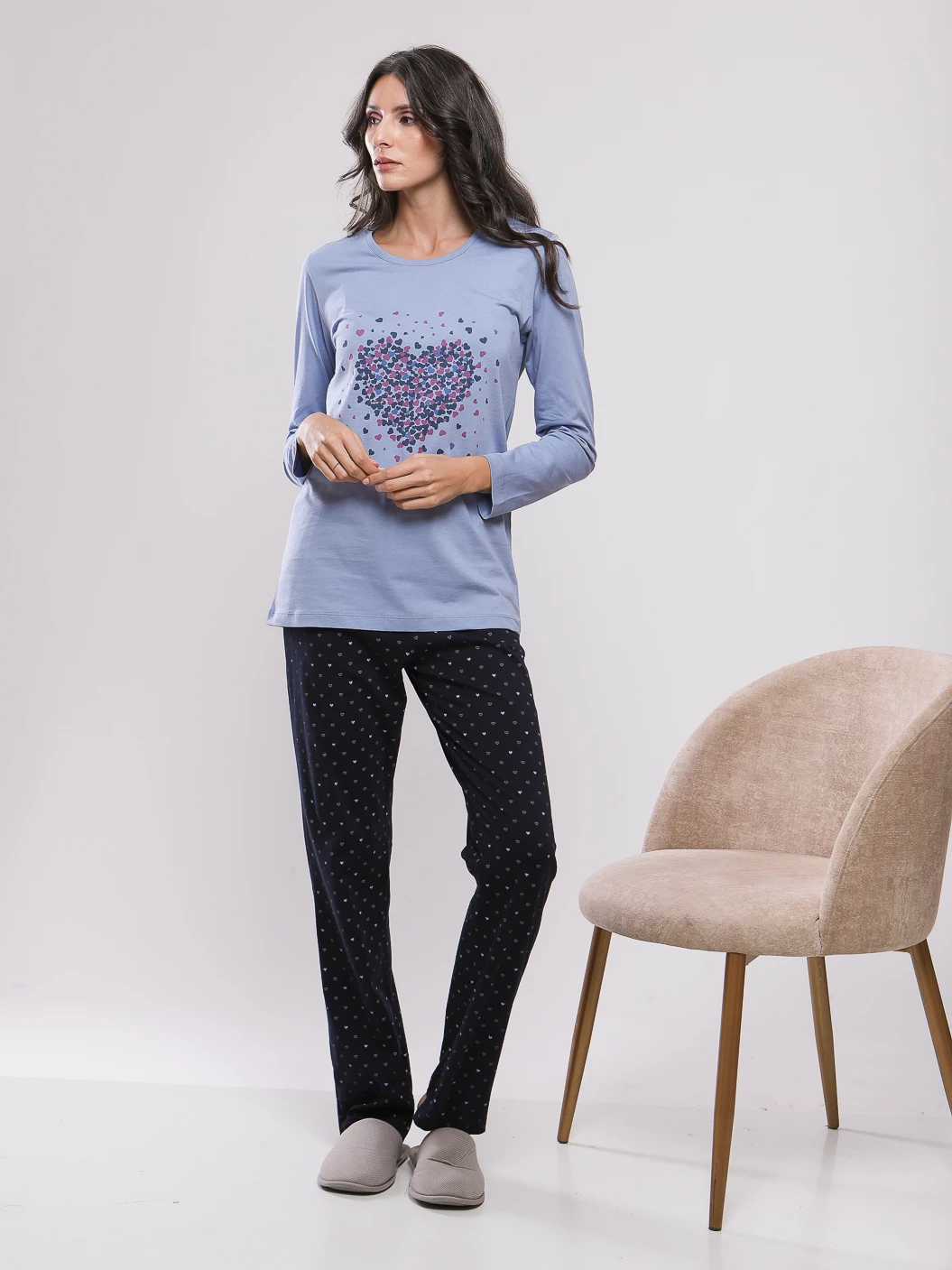 PYJAMA HAUT AVEC SERIGRAPHIE