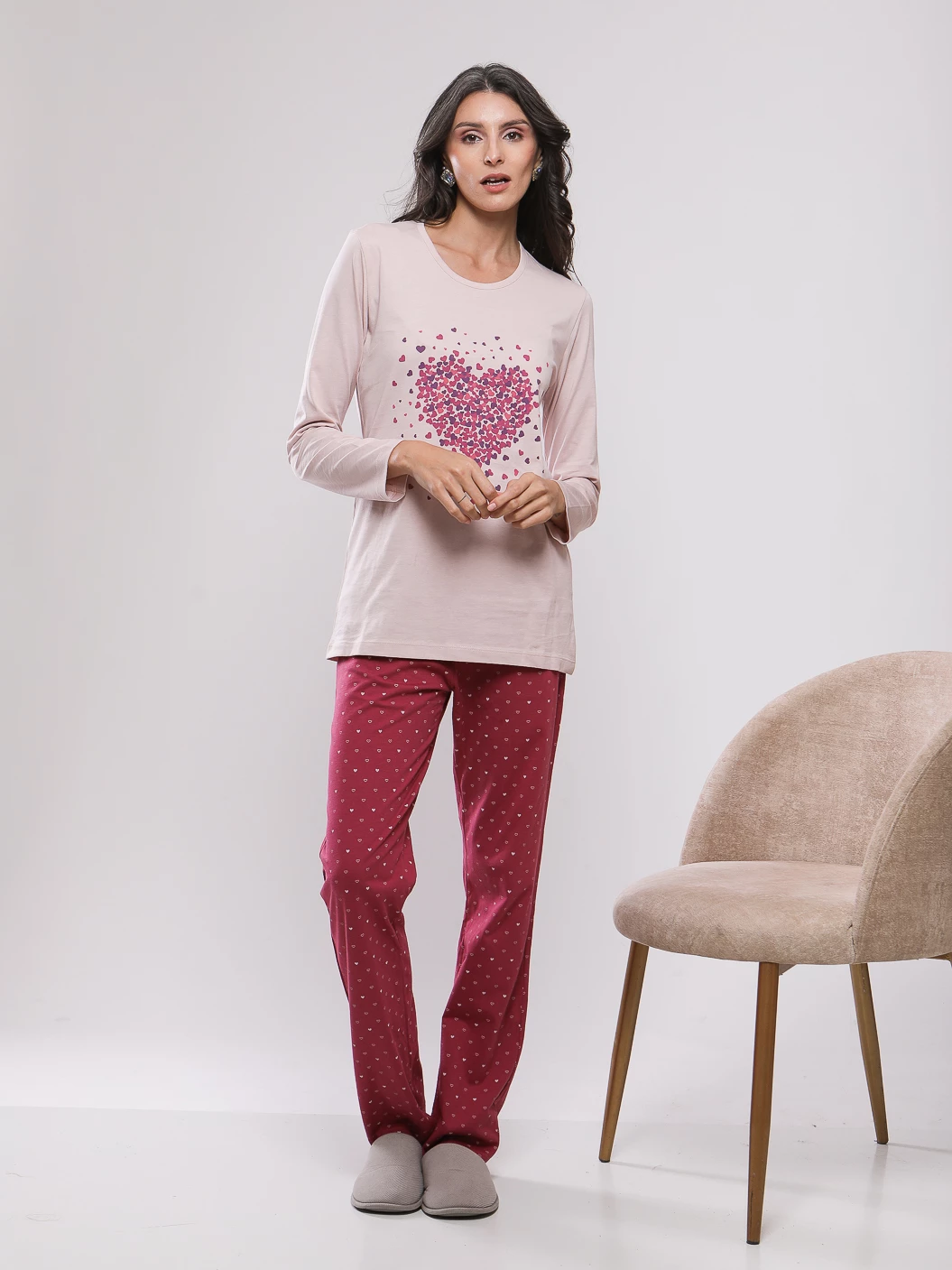 PYJAMA HAUT AVEC SERIGRAPHIE