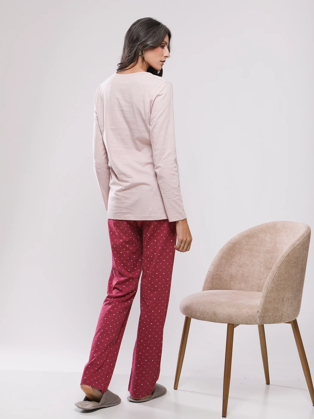 PYJAMA HAUT AVEC SERIGRAPHIE