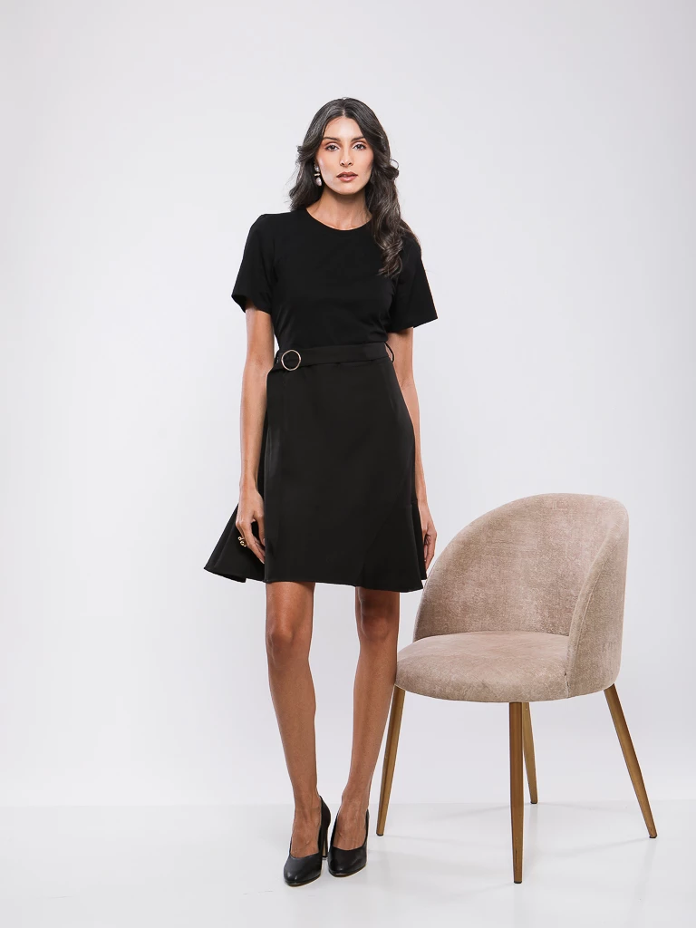 ROBE COURTE DEMI MANCHES