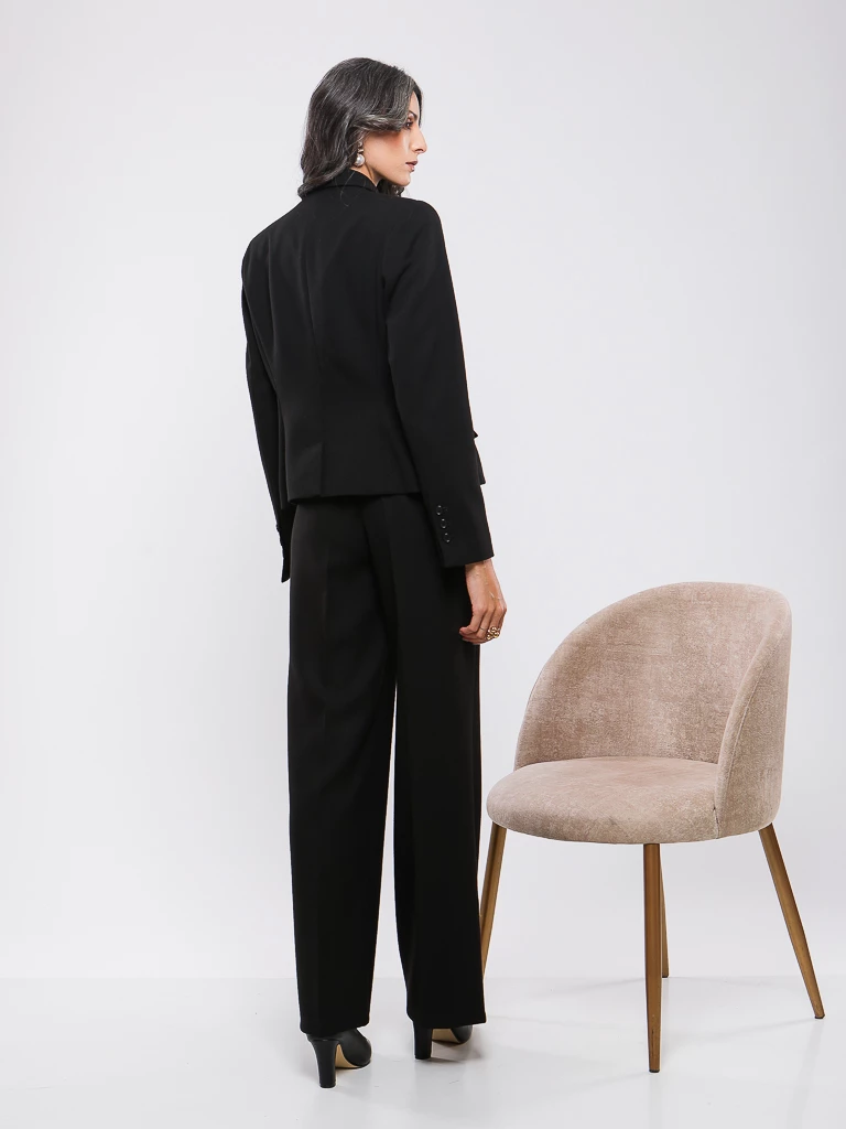 PANTALON LARGE CHINE