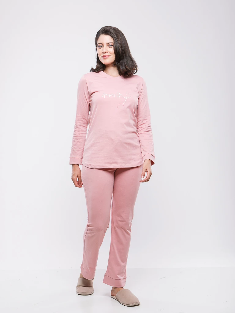 PYJAMA MANCHES LONGUES EN COTON