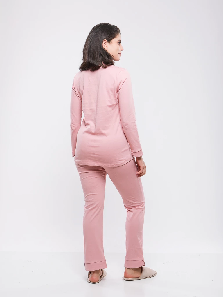 PYJAMA MANCHES LONGUES EN COTON