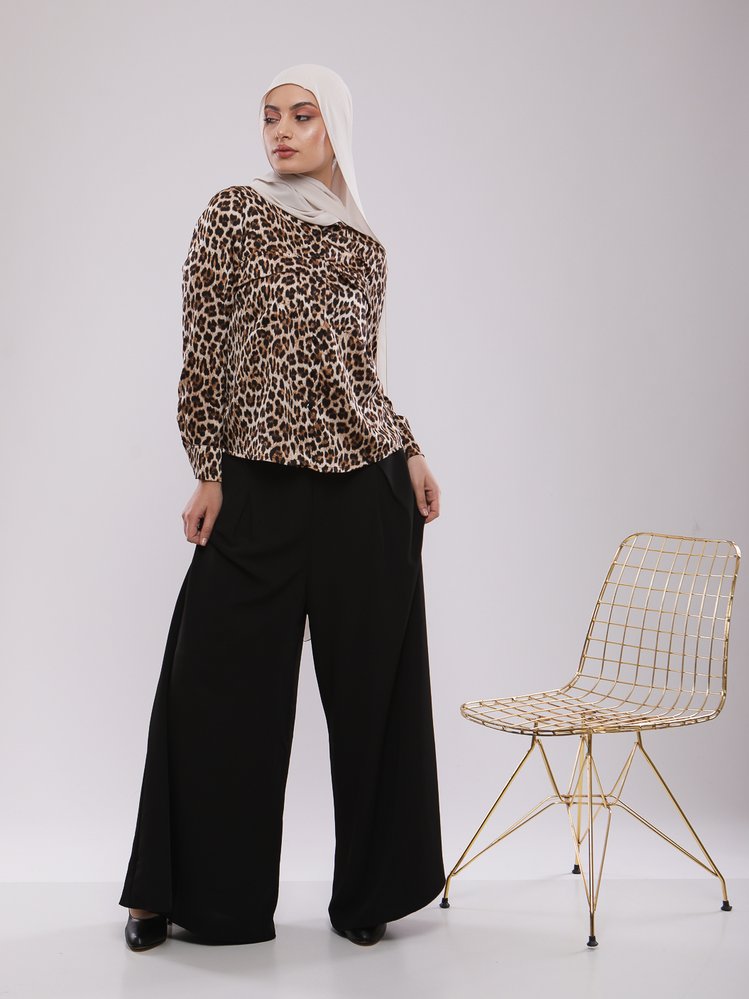 CHEMISE IMPRIMÉE MANCHES LONGUES