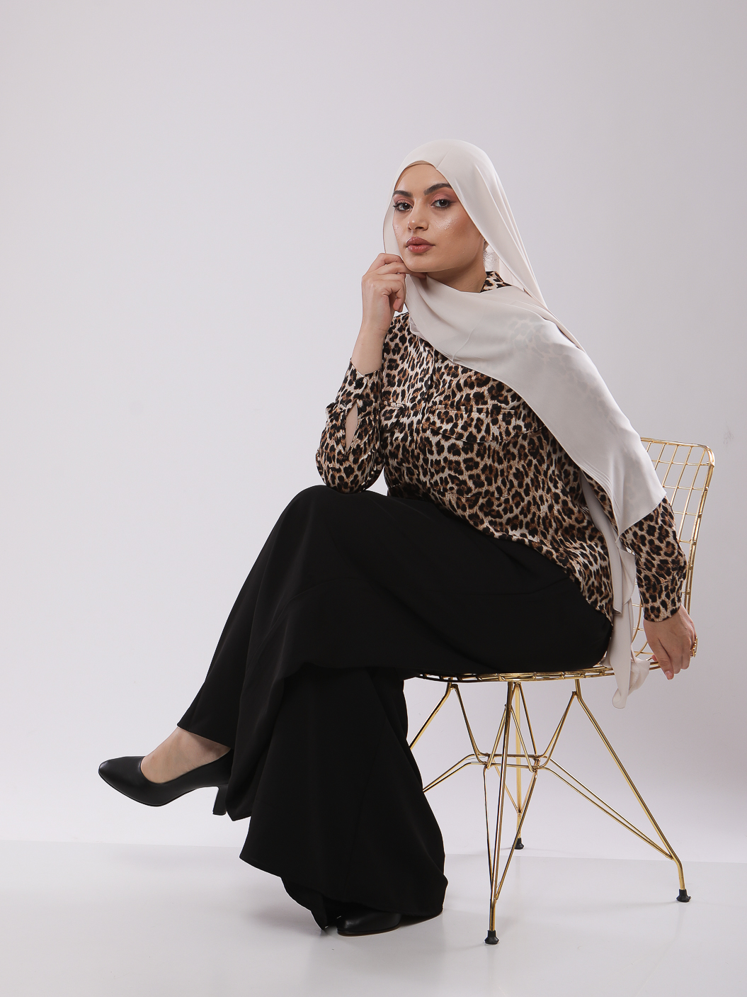 CHEMISE IMPRIMÉE MANCHES LONGUES